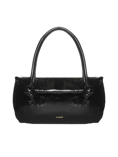 Jil Sander Shoulder Bag In Black