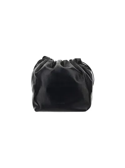 Jil Sander Shoulder Bag In Black