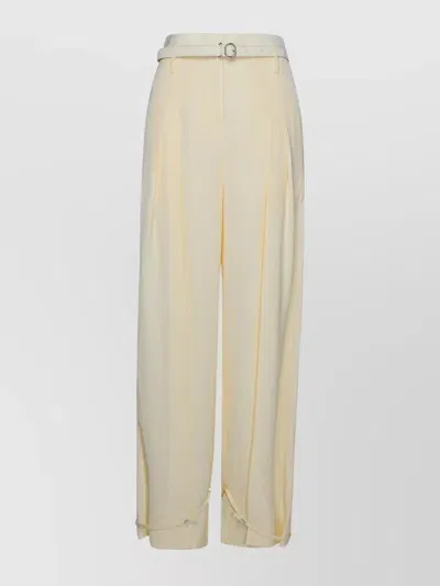 Jil Sander Pants Belt In Cream