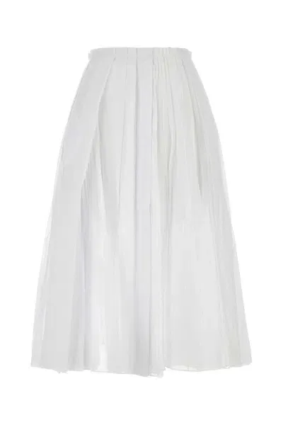 Jil Sander Skirts In White