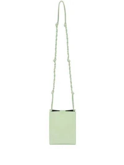 Jil Sander Small Tangle Shoulder Bag In Grün