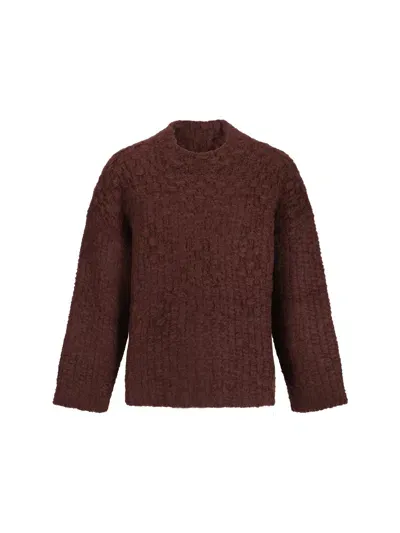 Jil Sander Sweater In Dark Earth