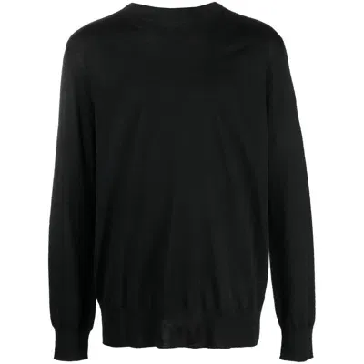 Jil Sander Black Wool Knitwear