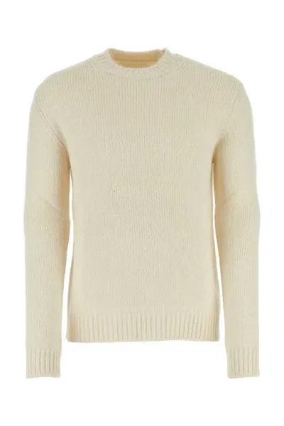 Jil Sander Sweaters In White