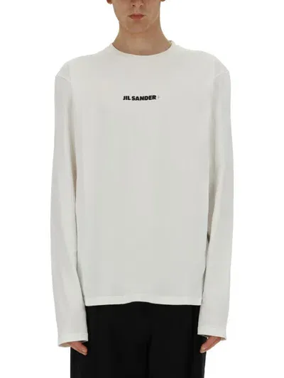 Jil Sander T-shirt With Logo In White