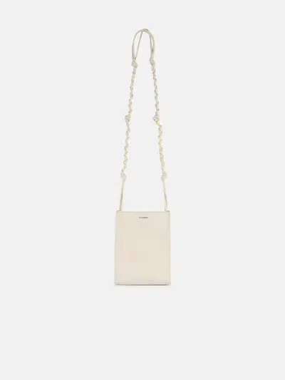 Jil Sander 'tangle' Ivory Leather Crossbody Bag