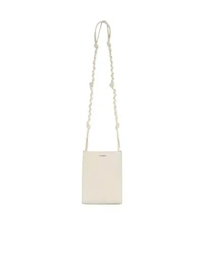 Jil Sander Tangle Rings Crossbody Bag In Ivory