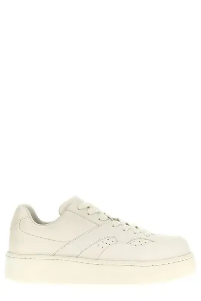 Jil Sander Tonal Lace In White