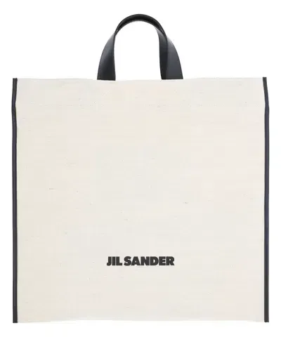 Jil Sander Tote Bag In Beige