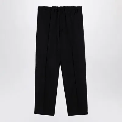 Jil Sander Trousers With Elasticated Waist In Black