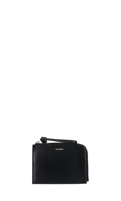 Jil Sander Wallet In Black