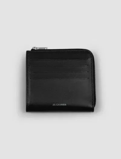 Jil Sander Wallet In Nero