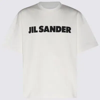 Jil Sander White Cotton T-shirt