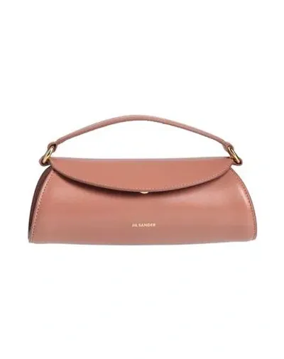 Jil Sander Woman Handbag Pastel Pink Size - Cow Leather