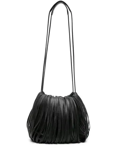 Jil Sander Dumpling Crossbody Bag In Black