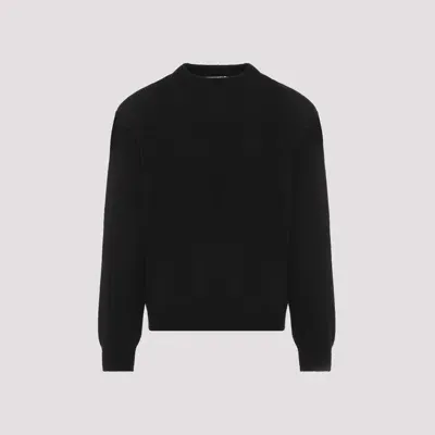 Jil Sander Wool-blend Pullover In Black