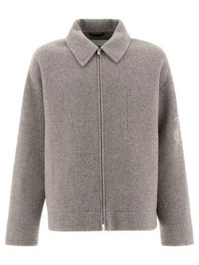 Jil Sander Wool Coat In Grey