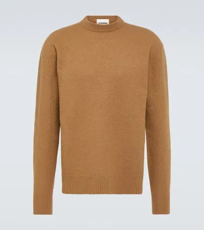 Jil Sander Wool Sweater In Brown