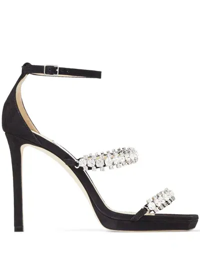 Jimmy Choo 105mm Bing Sandals In Black