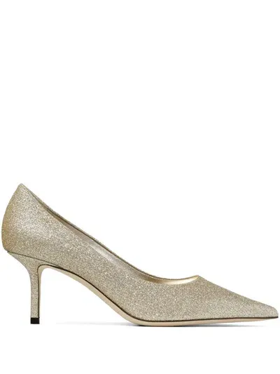 Jimmy Choo 65mm Love Pumps In Gold