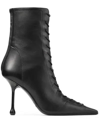 Jimmy Choo 95mm Scarlett Boots In Black