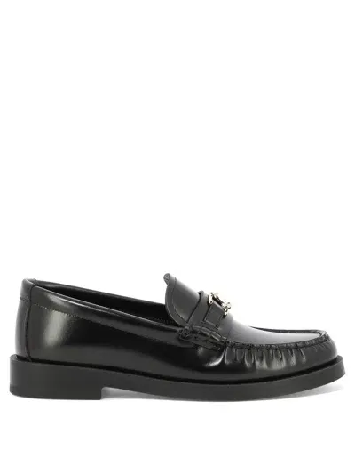 Jimmy Choo Addie Loafers & Slippers In Black