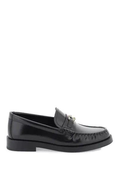 Jimmy Choo Addie Loafers In Black