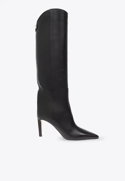 Jimmy Choo Women's Alizze 85 High Heel Knee High Boots In Black