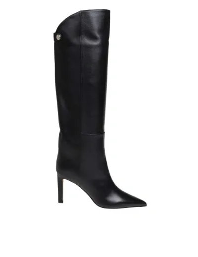 Jimmy Choo Alizze Ks 85 Boot In Black Leather