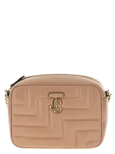 Jimmy Choo Avenue Camera Crossbody Bag In Pink