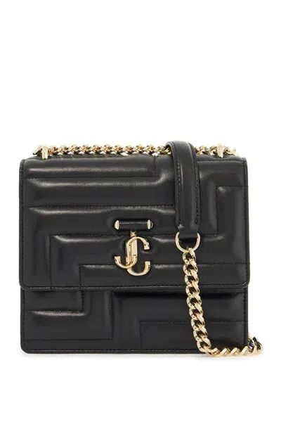 Jimmy Choo Avenue Shoulder Bag In Black