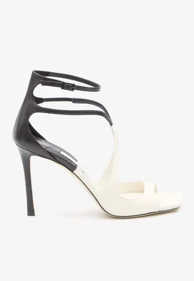 Jimmy Choo Jimmy Azia 95 Heeled Sandals In White