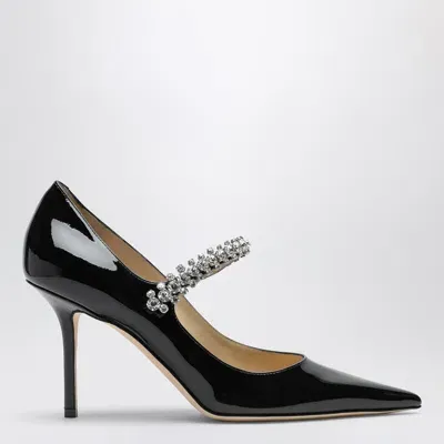 Jimmy Choo Bing Pump 85 Patent Décolleté In Black