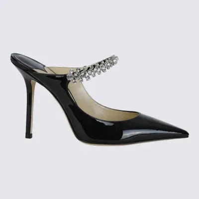 Jimmy Choo Black Bling Sabot Pumps