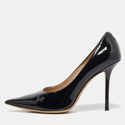 Pre-owned Jimmy Choo Black Patent Romy Pumps Size 39