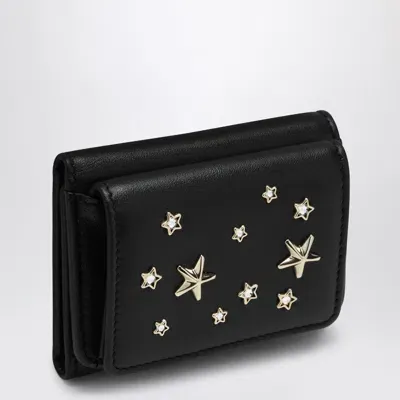 Jimmy Choo Black Wallet With Stars