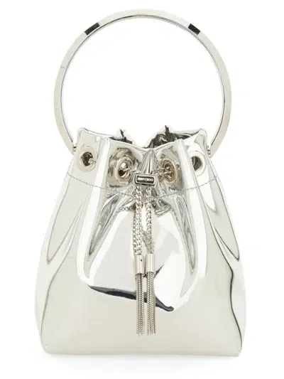 Jimmy Choo Bon Bon Bag In Silver