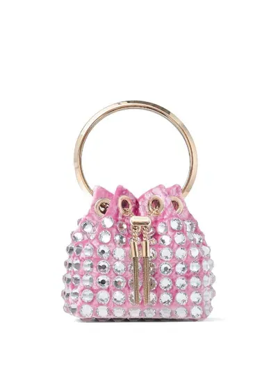 Jimmy Choo Bon Bon Mini Bag In Pink