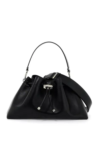 Jimmy Choo 'bon Bon Bucket Shoulder Bag East/west In Nero