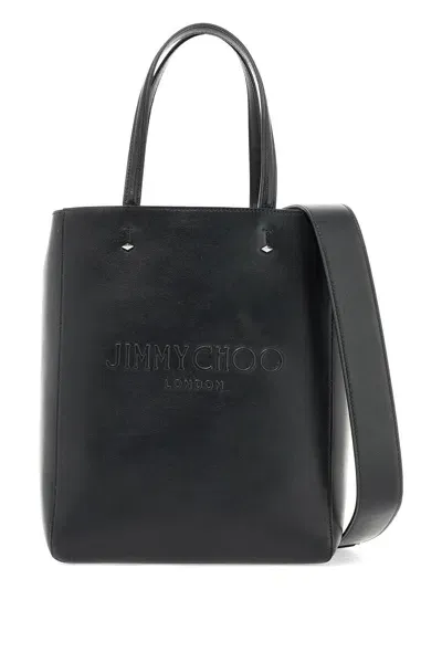 Jimmy Choo Borsa Tote Lenny N/s In Pelle Liscia In Black