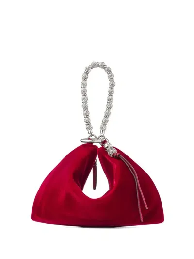 Jimmy Choo Callie Clutch Bag In Red