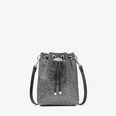 Jimmy Choo Cinch Mini In Black/antique Silver