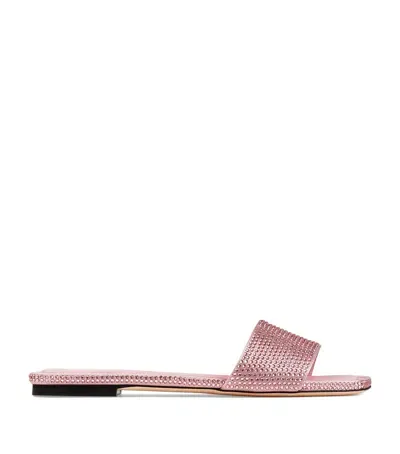 Jimmy Choo Clovis Slides In Pink