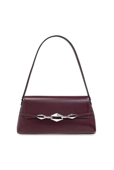 Jimmy Choo Diamond Shoulder Bag In Purple