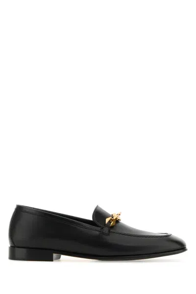 Jimmy Choo Diamond Tilda Leather Loafer In Black