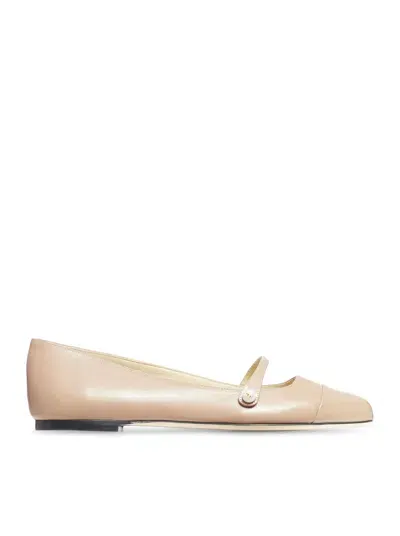 Jimmy Choo Elisa Flat In Ballet Pink