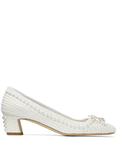 Jimmy Choo Elme Pumps 45mm In Neutral