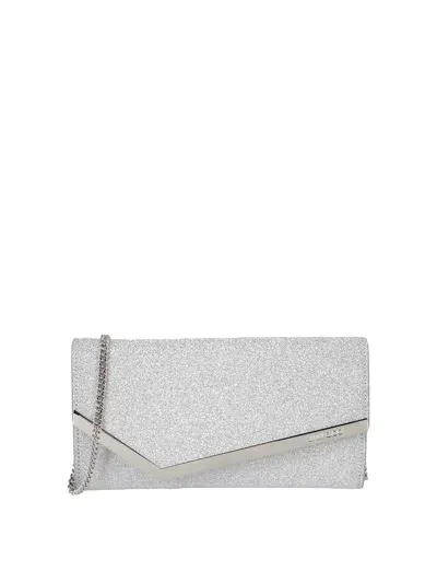 Jimmy Choo Emmie Bag In Silver