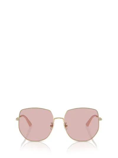 Jimmy Choo Eyewear Aviator Sunglasses In Gold