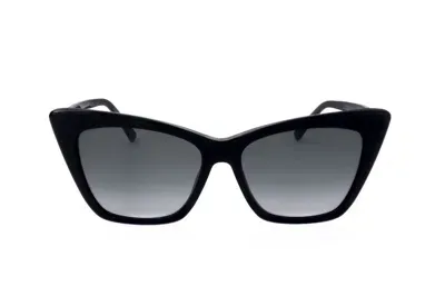 Jimmy Choo Eyewear Lucine Cat In Black